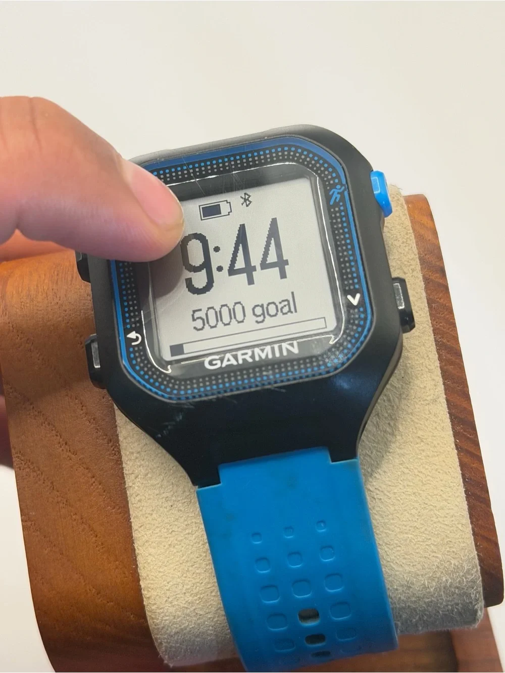 Garmin Forerunner 25 Large, Tested, Charger Included, Blue & Black, Smart Watch